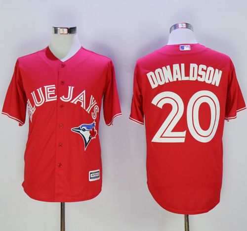 Josh Donaldson #20 Toronto Blue Jays Black Fashion Flex Base